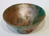 Persian turquoise-glazed pottery bow