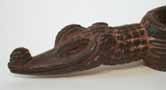 New Guinea wood box in the form of a crocodile